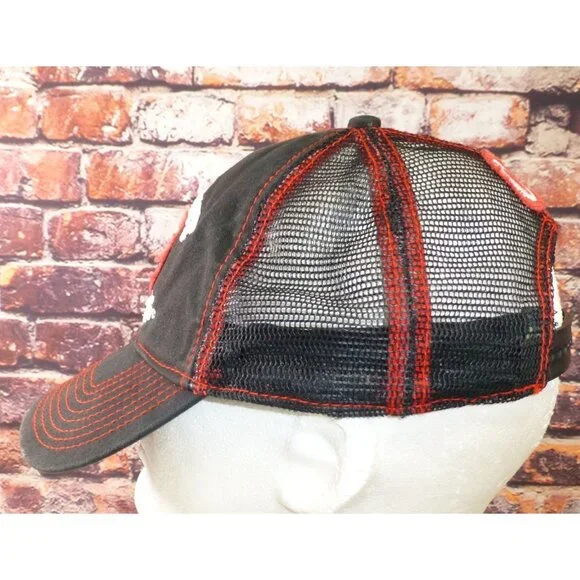 Ohio State Buckeyes Mascot Brutus Embroidered Mesh Snapback Hat Trucker Cap - Picture 5 of 7